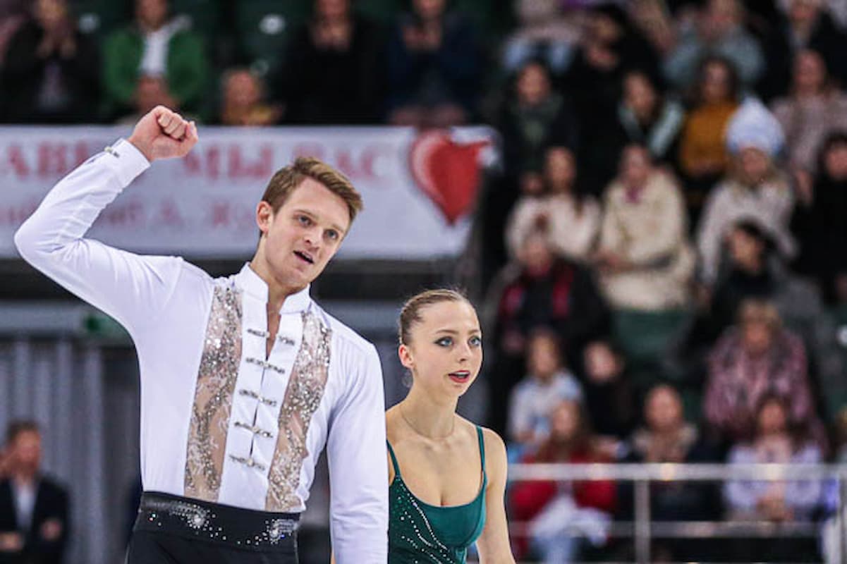 Alexandra Boikova & Dmitrii Kozlovskii - Russische Meister 2023 im Paarlauf bei der Eiskunstlauf-Meisterschaft Russland 2023