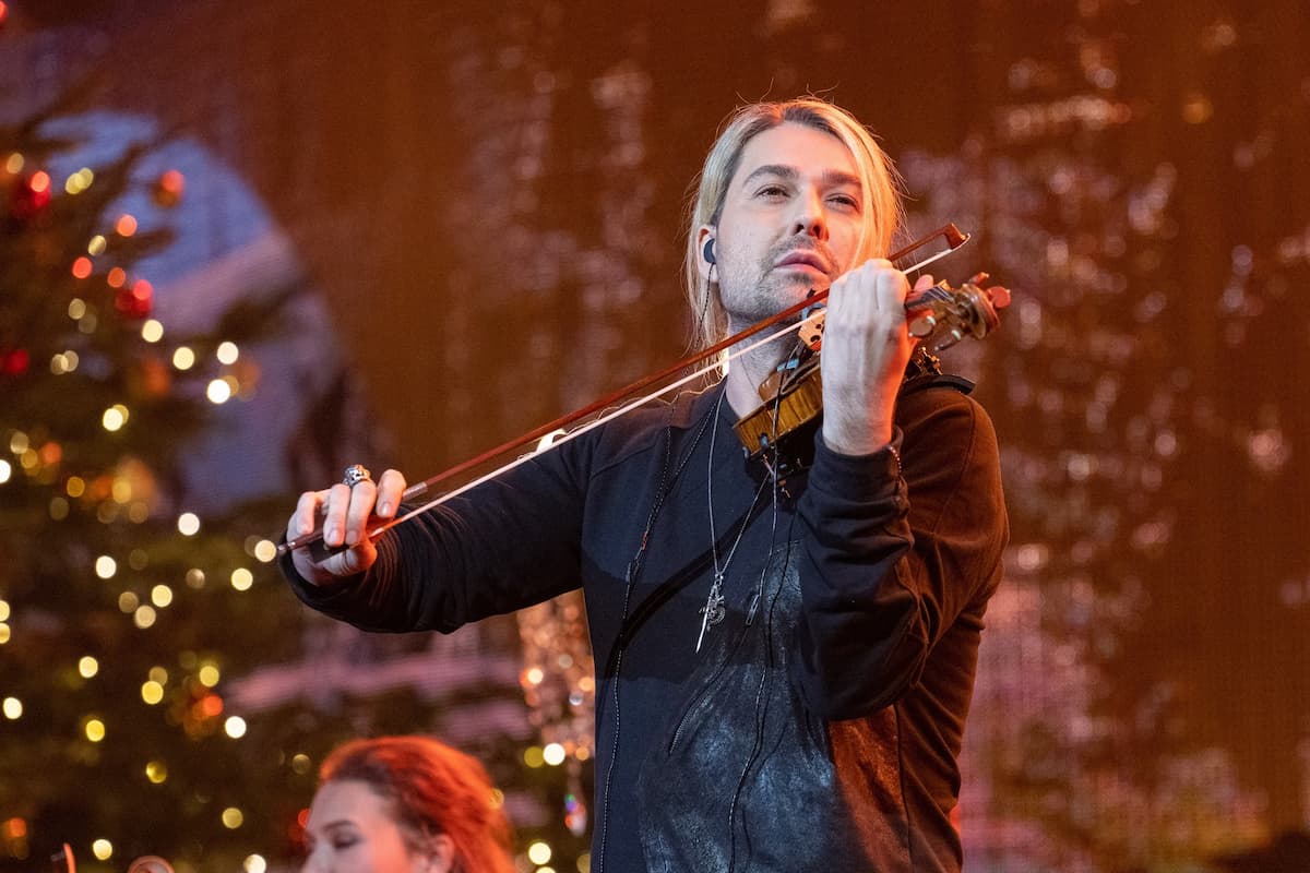 David Garrett in der Sendung “Die schönsten Weihnachts-Hits” am 8.12.2022 mit Carmen Nebel