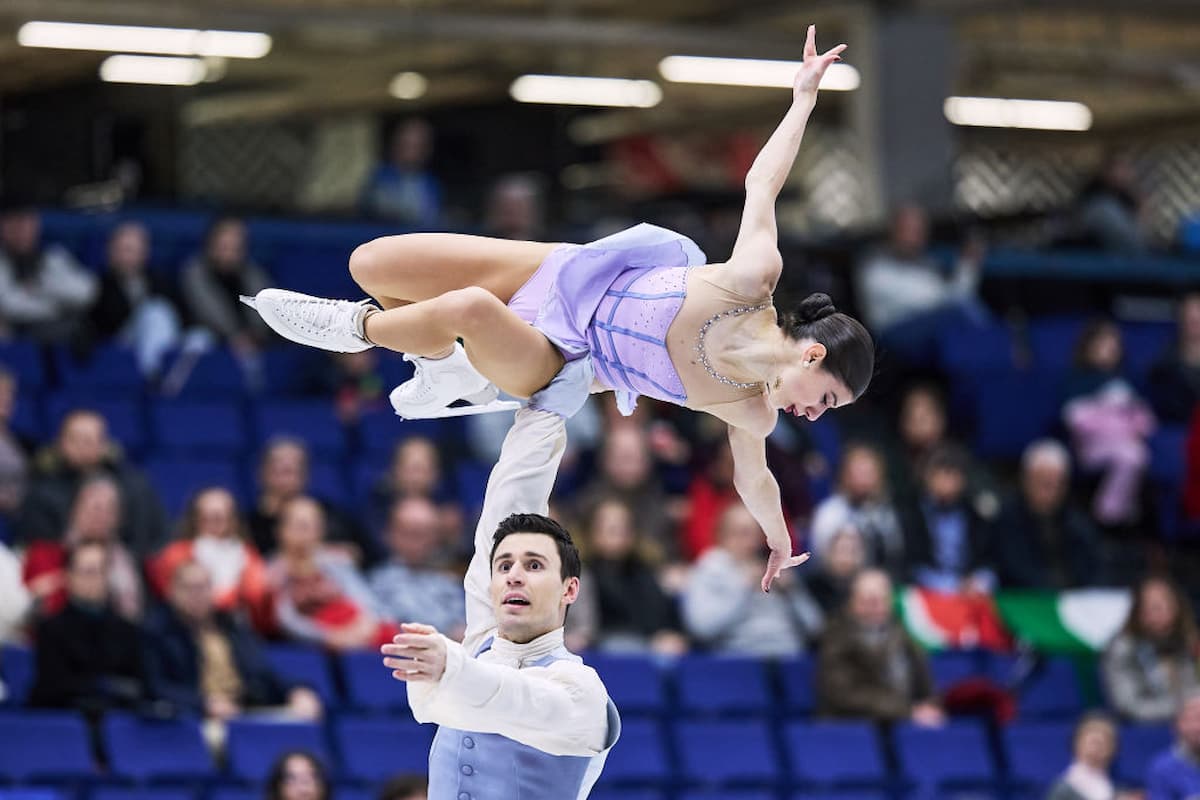 Eiskunstlauf-EM 2023 Silber für Rebecca Ghilardi & Filippo Ambrosini aus Italien