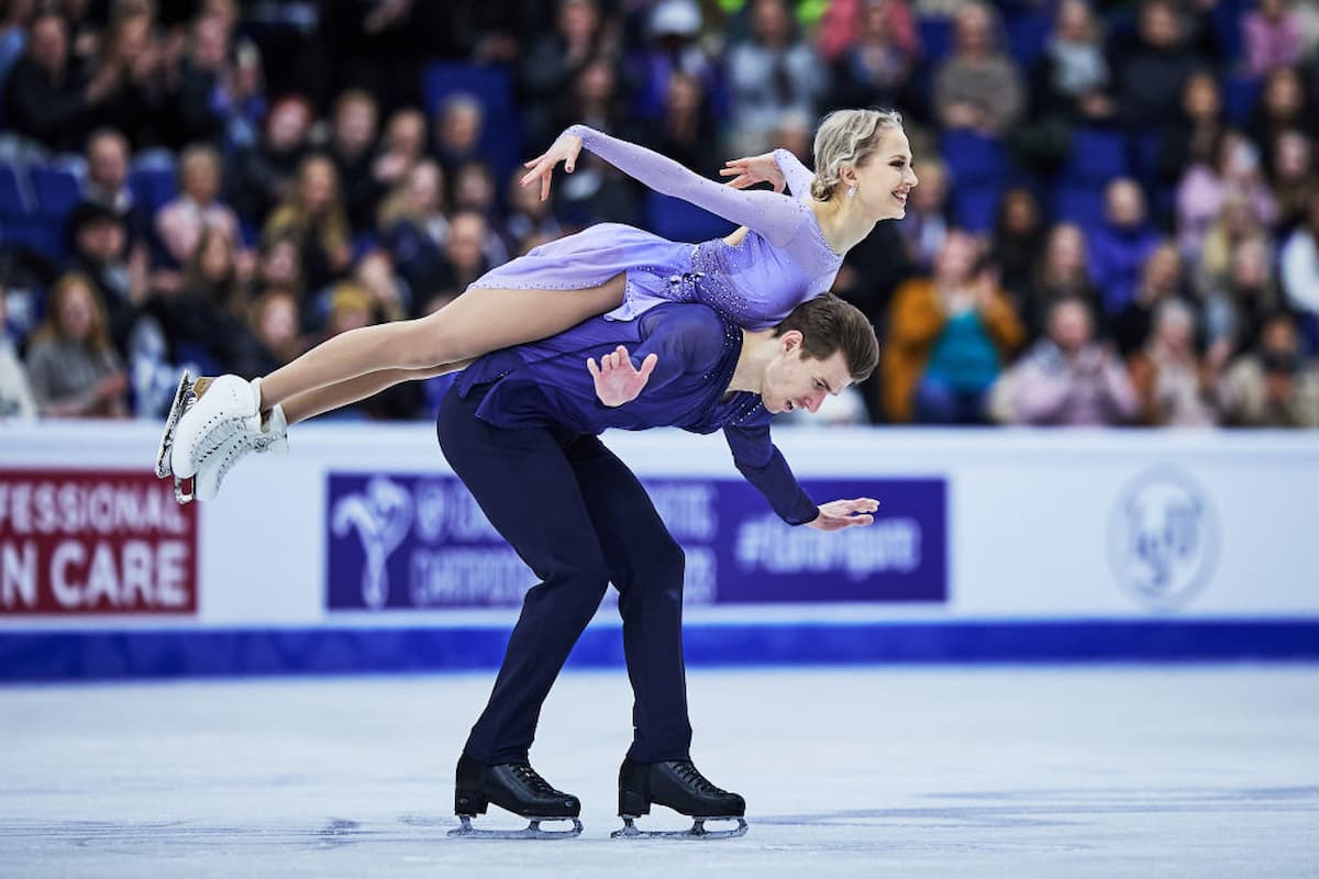 Eistanz zur Eiskunstlauf-WM 2023 - Platz 3 für Juulia Turkkila - Matthias Versluis aus Finnland