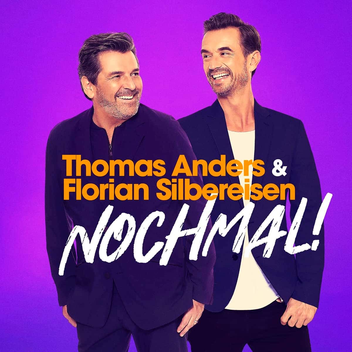 Florian Silbereisen & Thomas Anders CD 2023 “Nochmal!” - hier im Bild das CD-Cover mit Thomas Anders und Florian Silbereisen darauf abgebildet