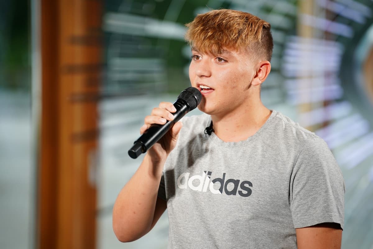 Jaden Fischer als Kandidat bei DSDS am 25.1.2023