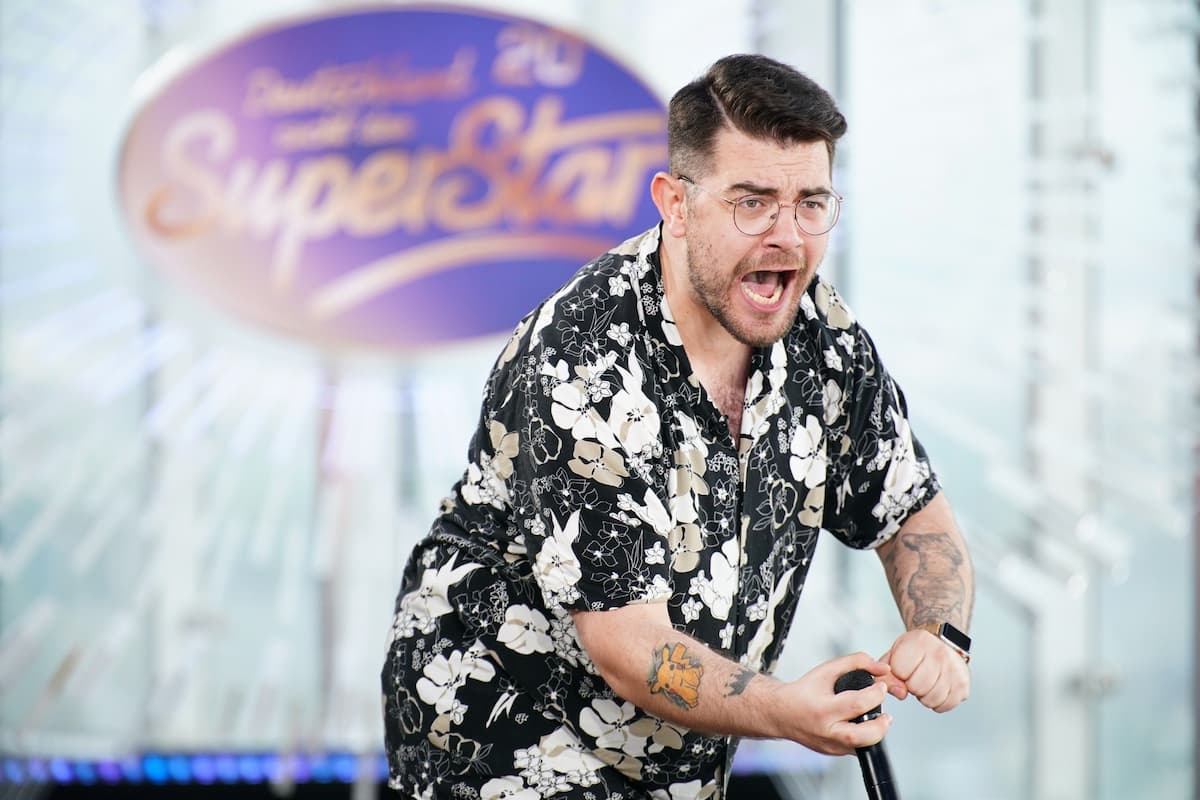 Pascal Paul bei DSDS am 21.1.2023 als Kandidat