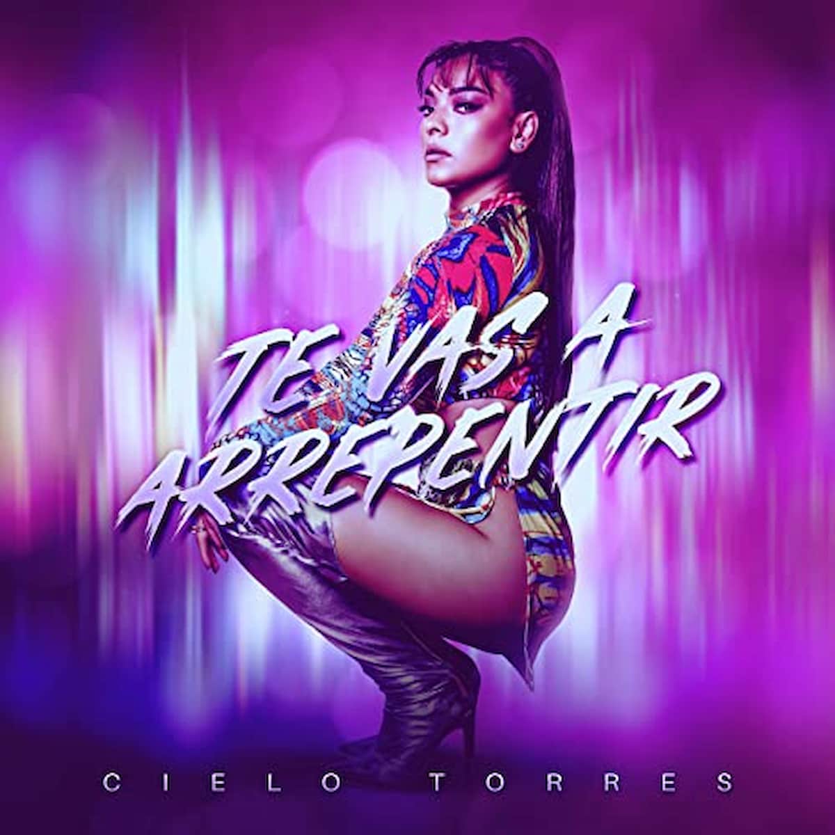 Cielo Torres aus Peru - hier das Cover zur Single Te Vas Arrepentir