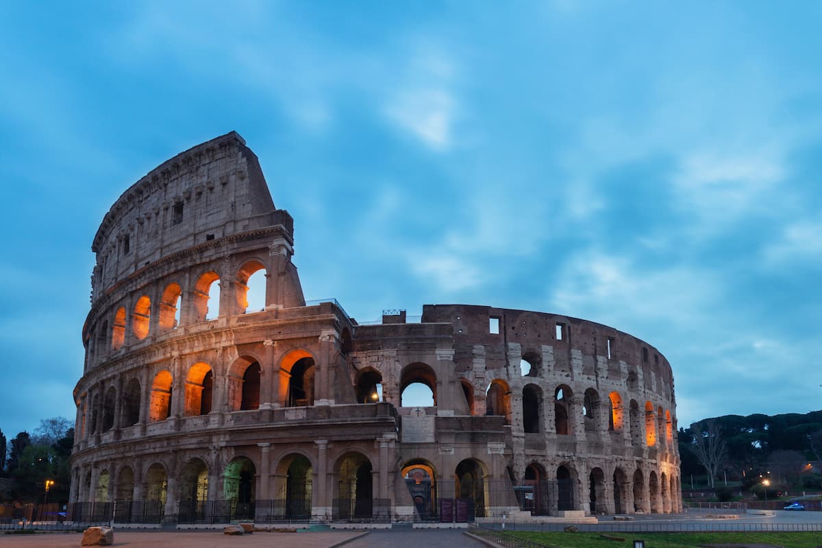 Colosseum in Rom - Treffpunkt für die Dates bei Herz an Bord am 21.2.2023