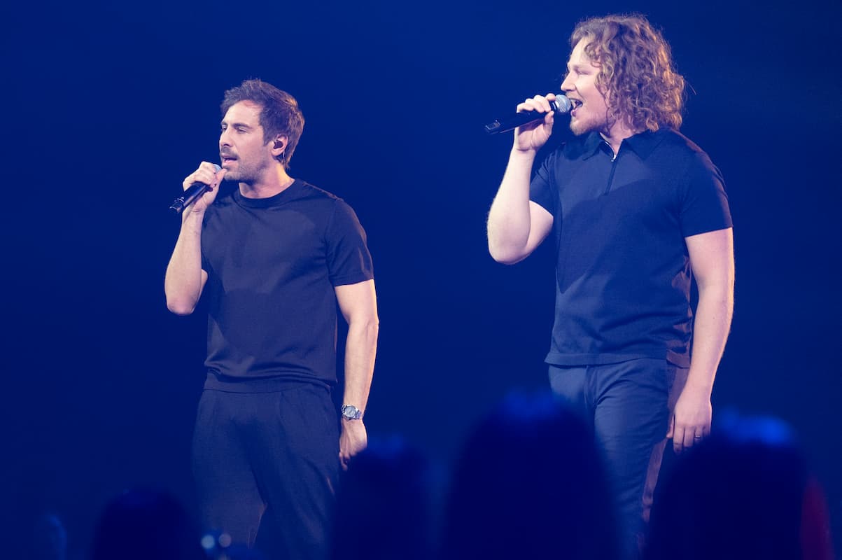 Max Giesinger und Michael Schulte in der Giovanni Zarrella Show am 25.2.2023