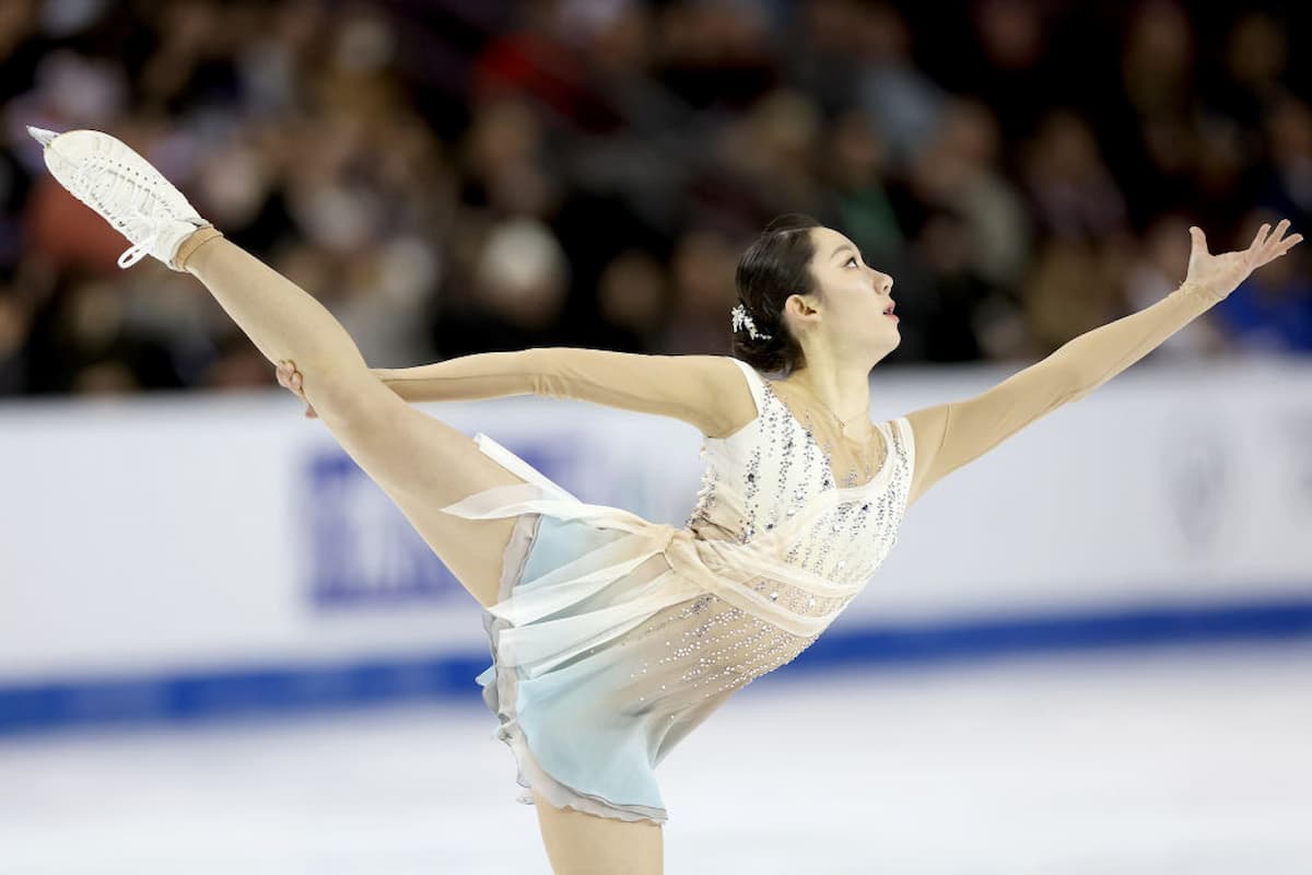 Platz 2 bei den Four Continents Championships 2023 Yelim Kim aus Südkorea