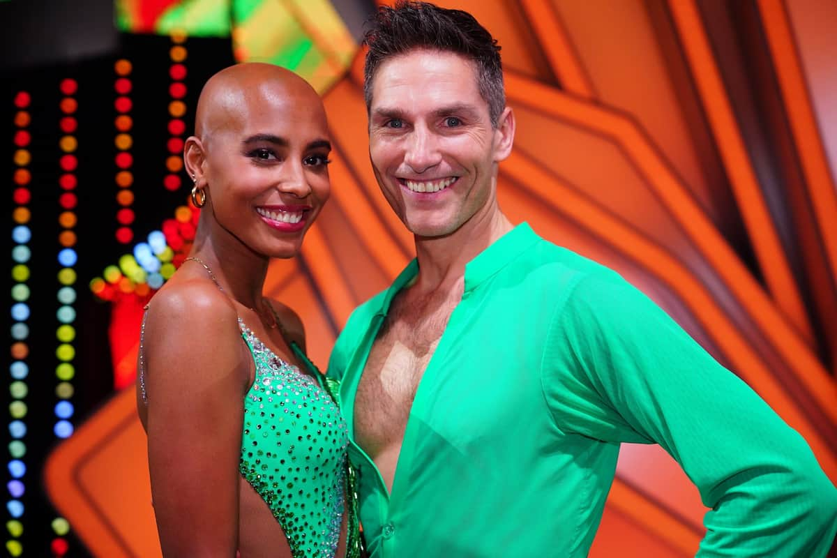 Sharon Battiste und Christian Polanc - Tanzpaar bei Let's dance 2023 - hier am 17.2.2023