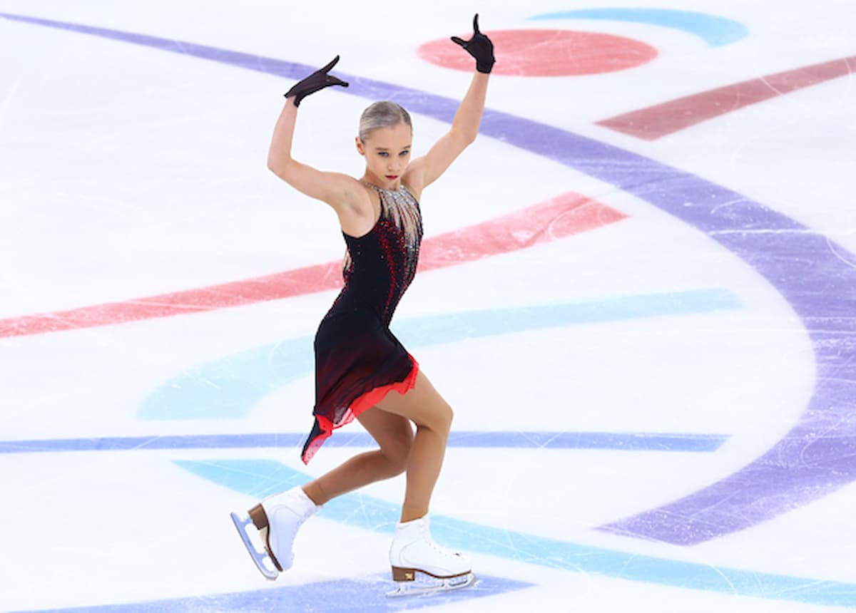 Veronika Zhilina Junioren-Eiskunstlauf-Meisterschaft 2023 in Russland