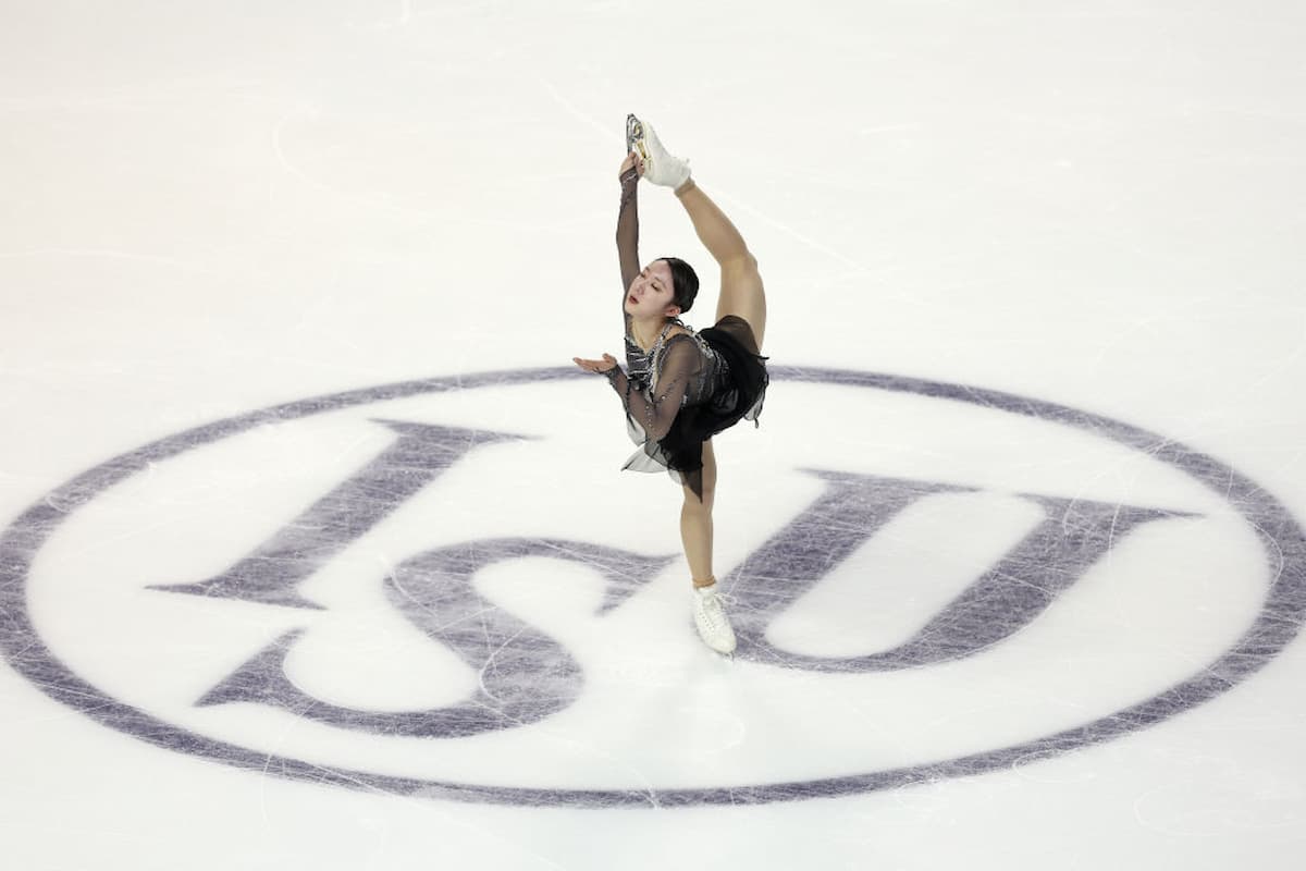 Yelim Kim aus Südkorea bei den 4 Continents Championships 2023 in Colorado Springs