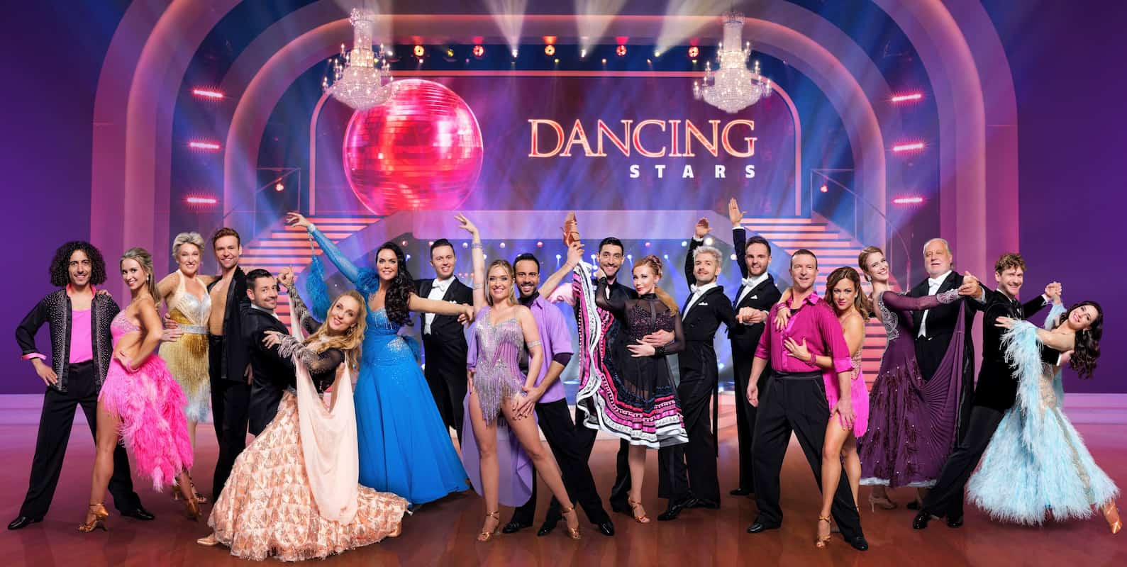 Dancing Stars am 3.3.2023 - Alle Tanzpaare auf einen Blick - hier im Bild Omar Khir Alanam & Kati Kallus, Eveline Eselböck & Peter Erlbeck, Lilian Klebow & Florian Gschaider, Martina Reuter & Nikolaus Waltl, Corinna Kamper & Danilo Campisi, Karina Sarkissova & Dimitar Stefanin, Michael Buchinger & Herbert Stanonik, Alexander Pointner & Manuela Stöckl, Hannes Kartnig & Catharina Malek, Lucas Fendrich & Lenka Pohoralek