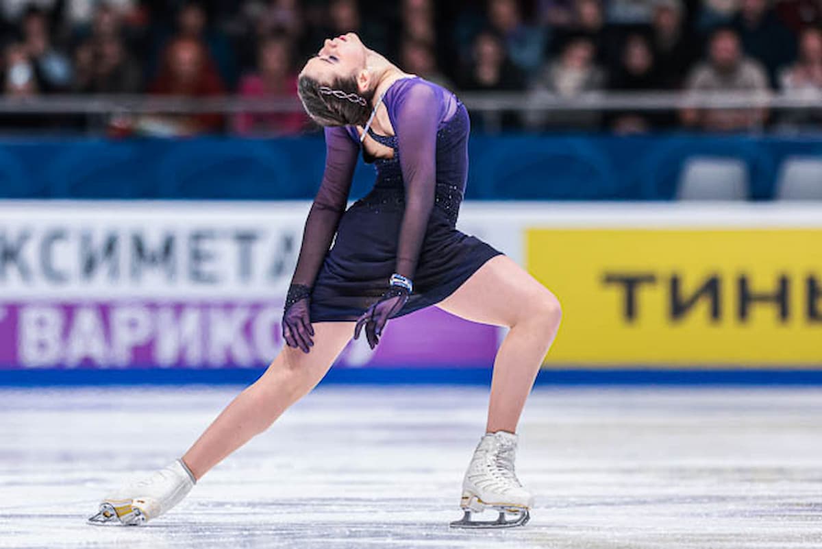 Eiskunstlauf Finale Grand Prix Russland 4.-5.3.2023 in St. Petersburg - hier im Bild Kamila Valieva