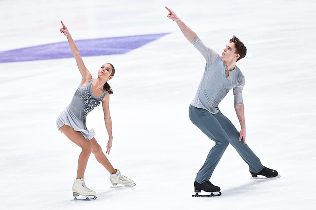 Ekaterina Chikmareva - Matvey Yatschenkov beim Junioren-Grand-Prix Eiskunstlauf Russland 2023