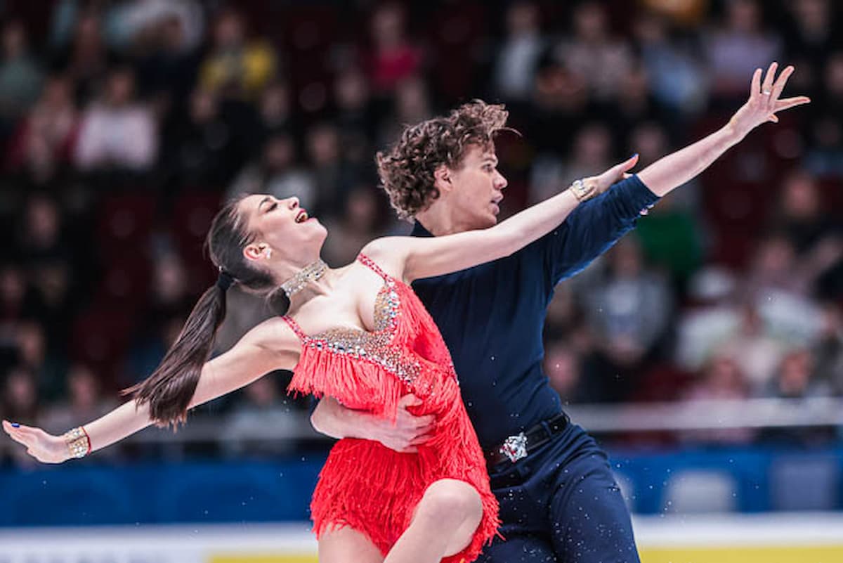 Elizaveta Shanaeva - Pavel Drozd beim Finale Eiskunstlauf Grand Prix Russland 2023