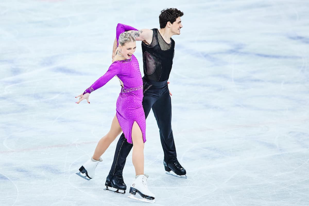 Piper Gilles & Paul Poirier aus Kanada - Eistanz-Paar bei der Eiskunstlauf-WM 2023