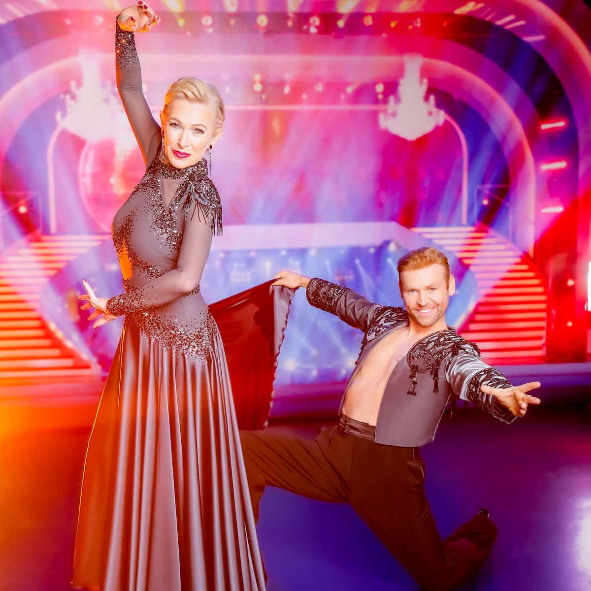 Eveline Eselböck & Peter Erlbeck im Kostüm für die Dancing Stars 14.4.2023