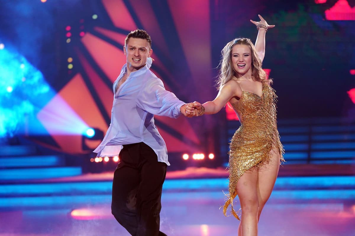 Julia Beautx und Zsolt Sandor Cseke bei Let's dance am 28.4.2023