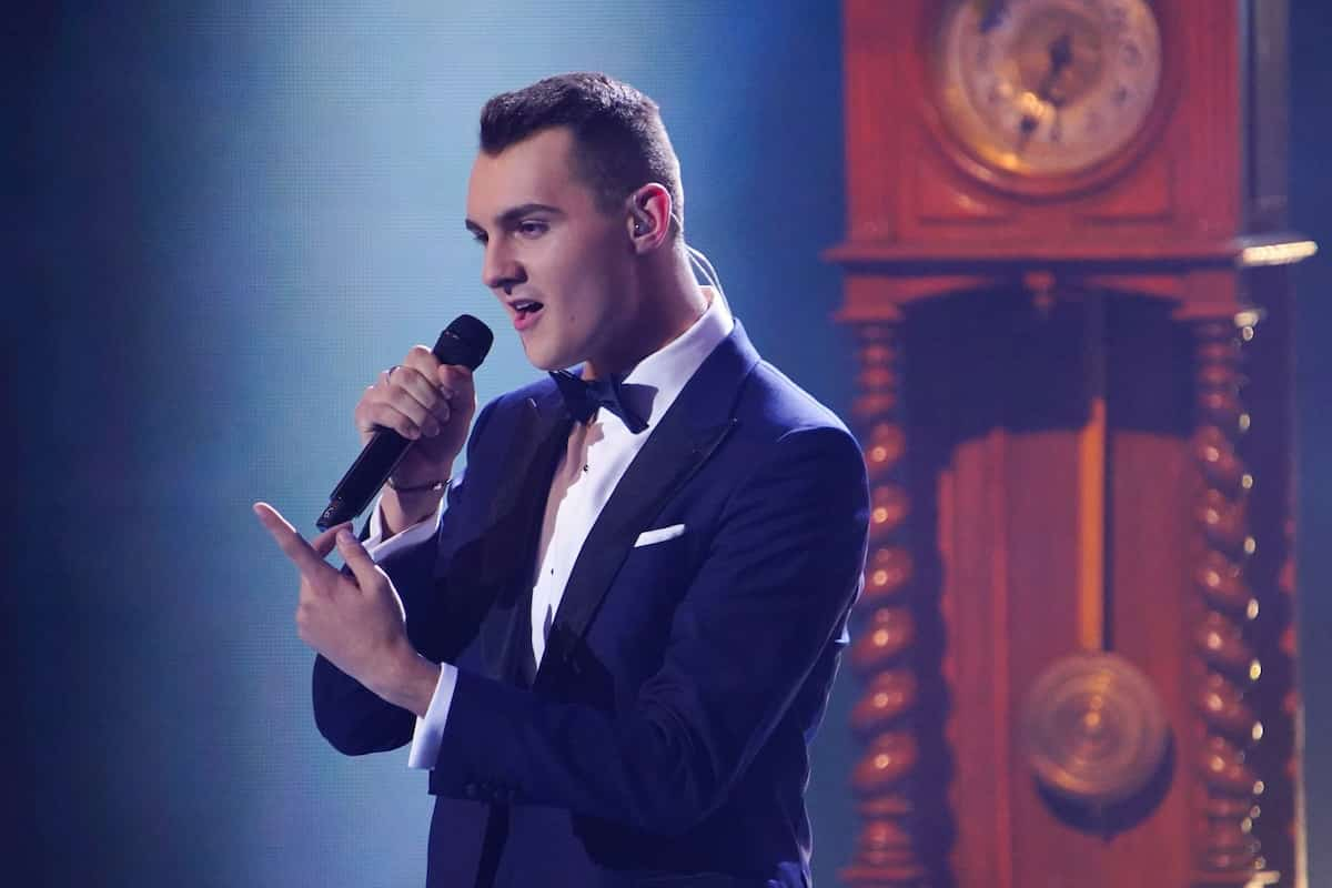 Lorent Berisha in der Live-Show DSDS am 1.4.2023