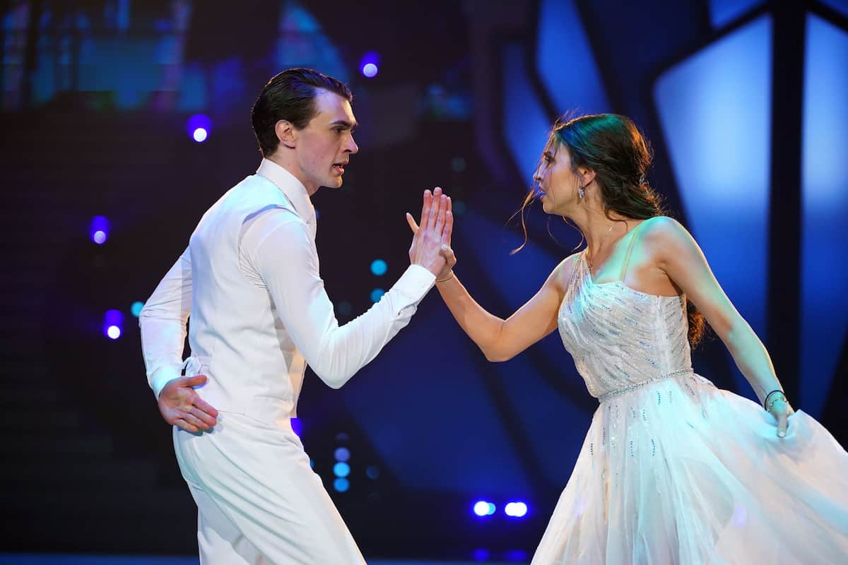 Timon Krause und Ekaterina Leonova bei Let's dance 14.4.2023