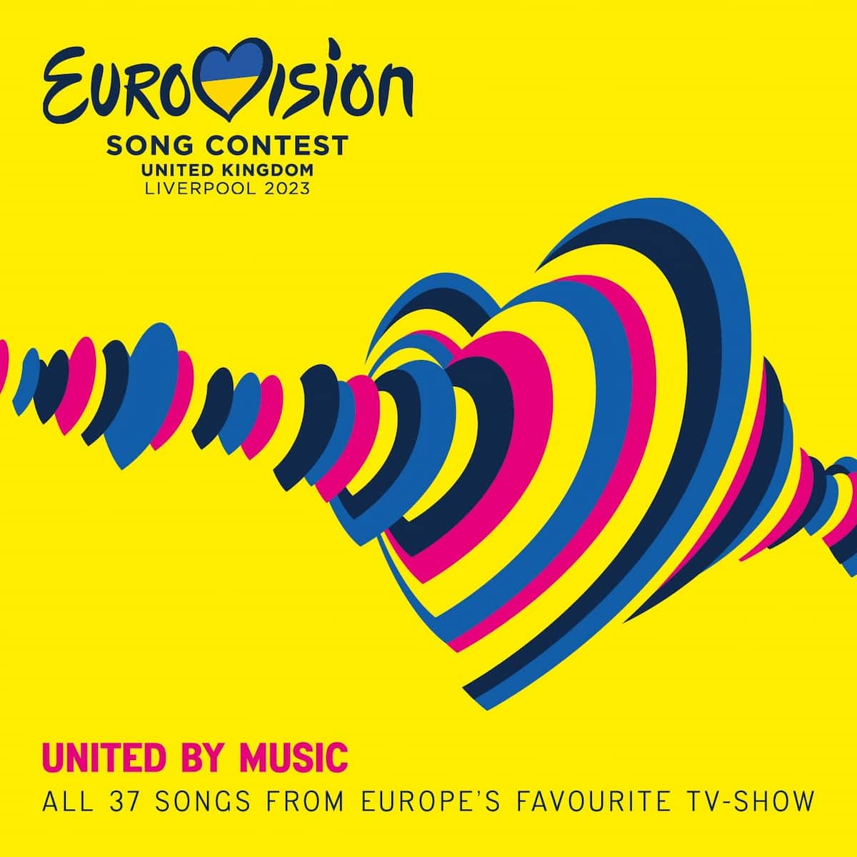 Eurovision Song Contest Liverpool 2023 Album - CD-Cover