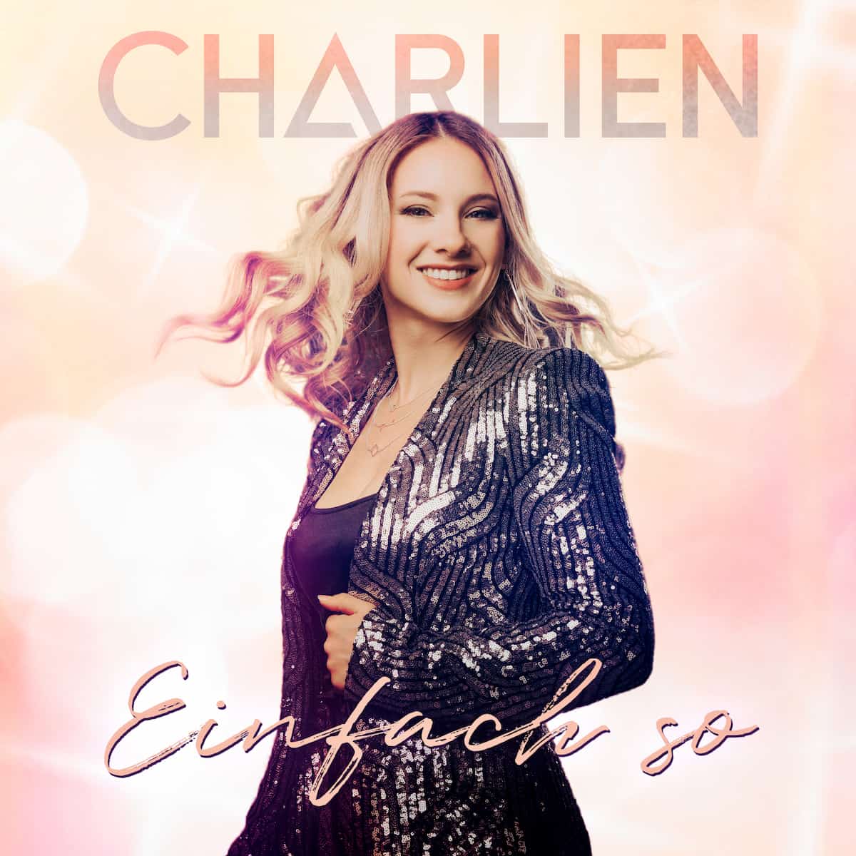 Charlien Schlager “Einfach so” 2023 - hier im Bild das Cover zur Single und dem Mini-Album mit der Sängerin Charlien Egger als Portrait