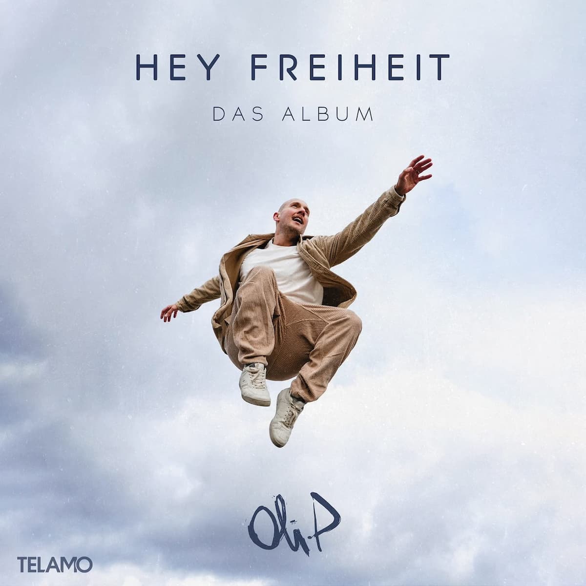 Oli P. Album “Hey Freiheit” 2023 - hier im Bild das CD-Cover