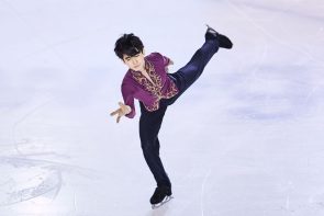 Eiskunstlauf Junior Grand Prix Linz 31.8.-2.9.2023 Zeitplan, Übertragungen, Ergebnisse - hier im Bild Naoki Rossi aus der Schweiz