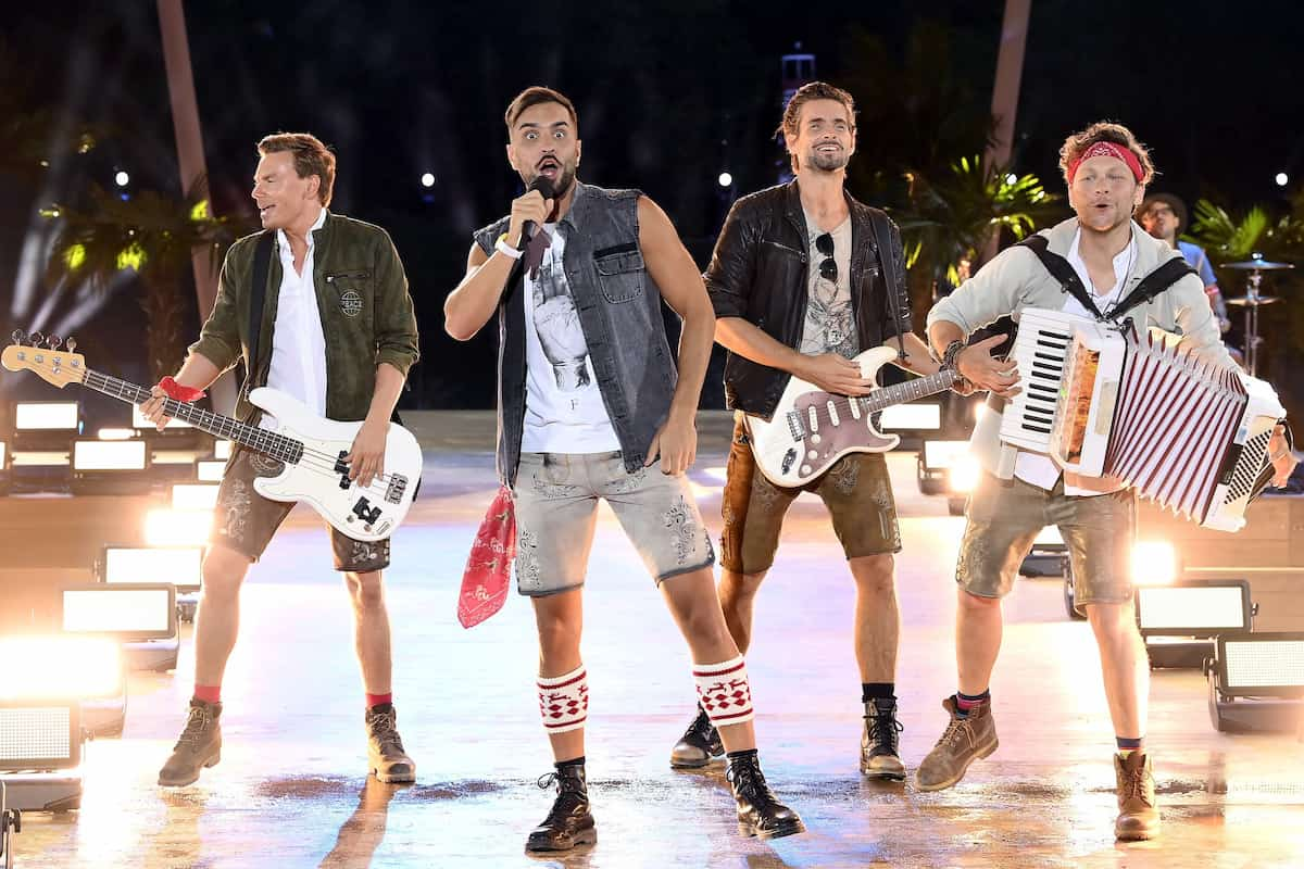 Mountain Crew bei der TV-Show Schlager-Strand-Party 12.8.2023