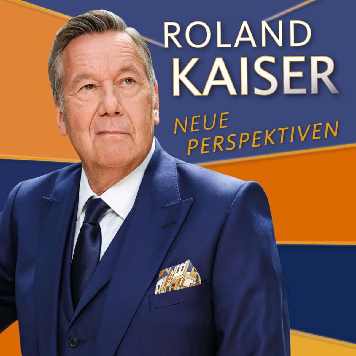 Roland Kaiser - CD “Neue Perspektiven” 2023 - hier im Bild das CD-Cover mit einem Foto des Schlager-Sängers Roland Kaiser