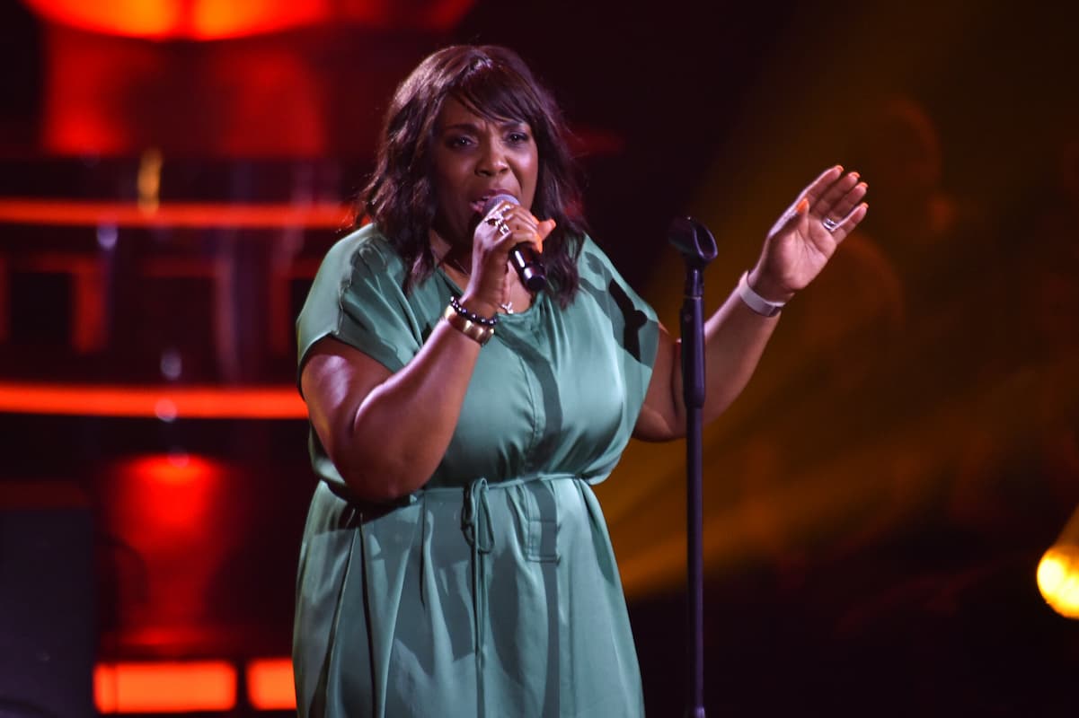 Aquilla Fearon bei The Voice of Germany am 20.10.2023