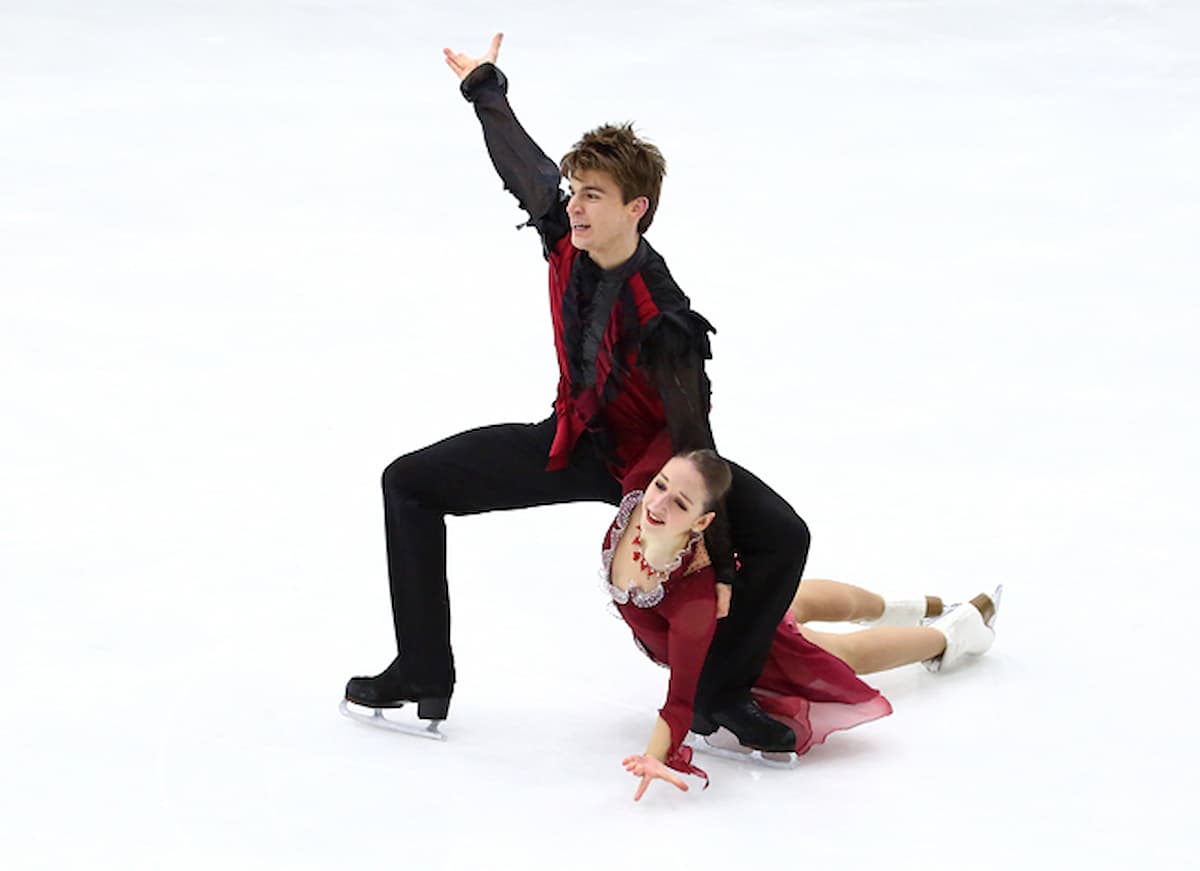 Ekaterina Rybakova & Ivan Makhnonosov - Bestleistung Eistanz-Paare beim Junior Grand Prix Russland 2023