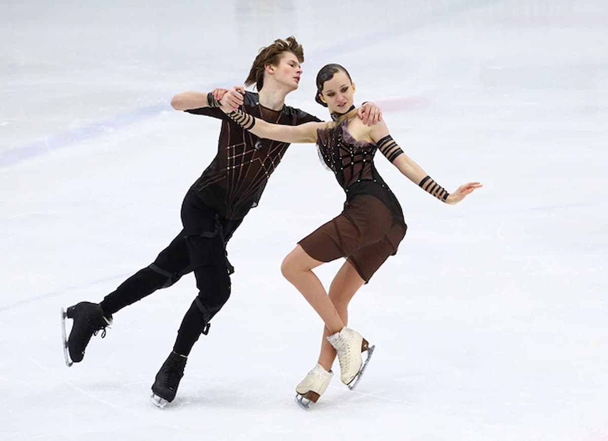 Elizaveta Maleina & Matvey Samokhin beim Junior Grand Prix Moskau 2023