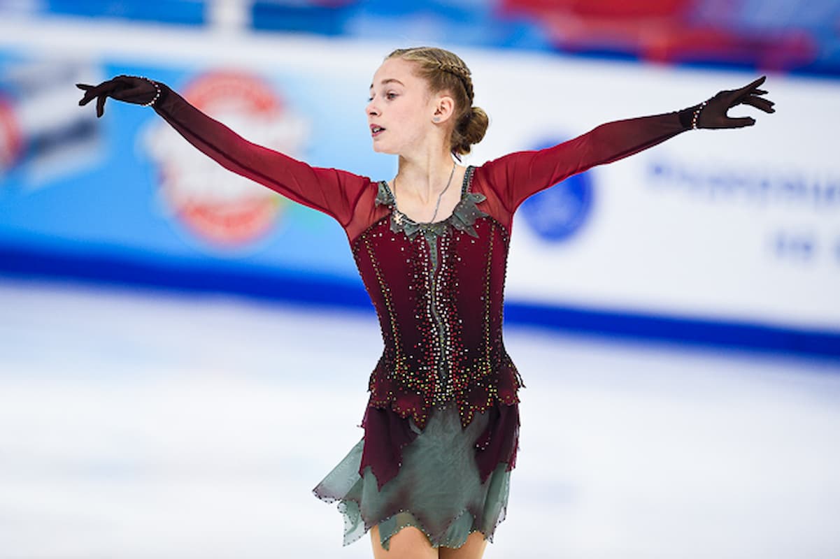 Margarita Basylyuk - Siegerin Junioren-Eiskunstlauf-Frauen Ufa 2023
