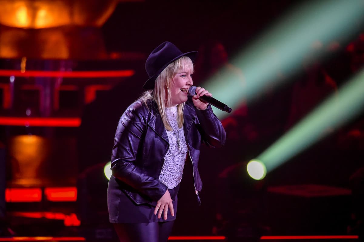 Nicole Scholz bei The Voice of Germany am 20.10.2023