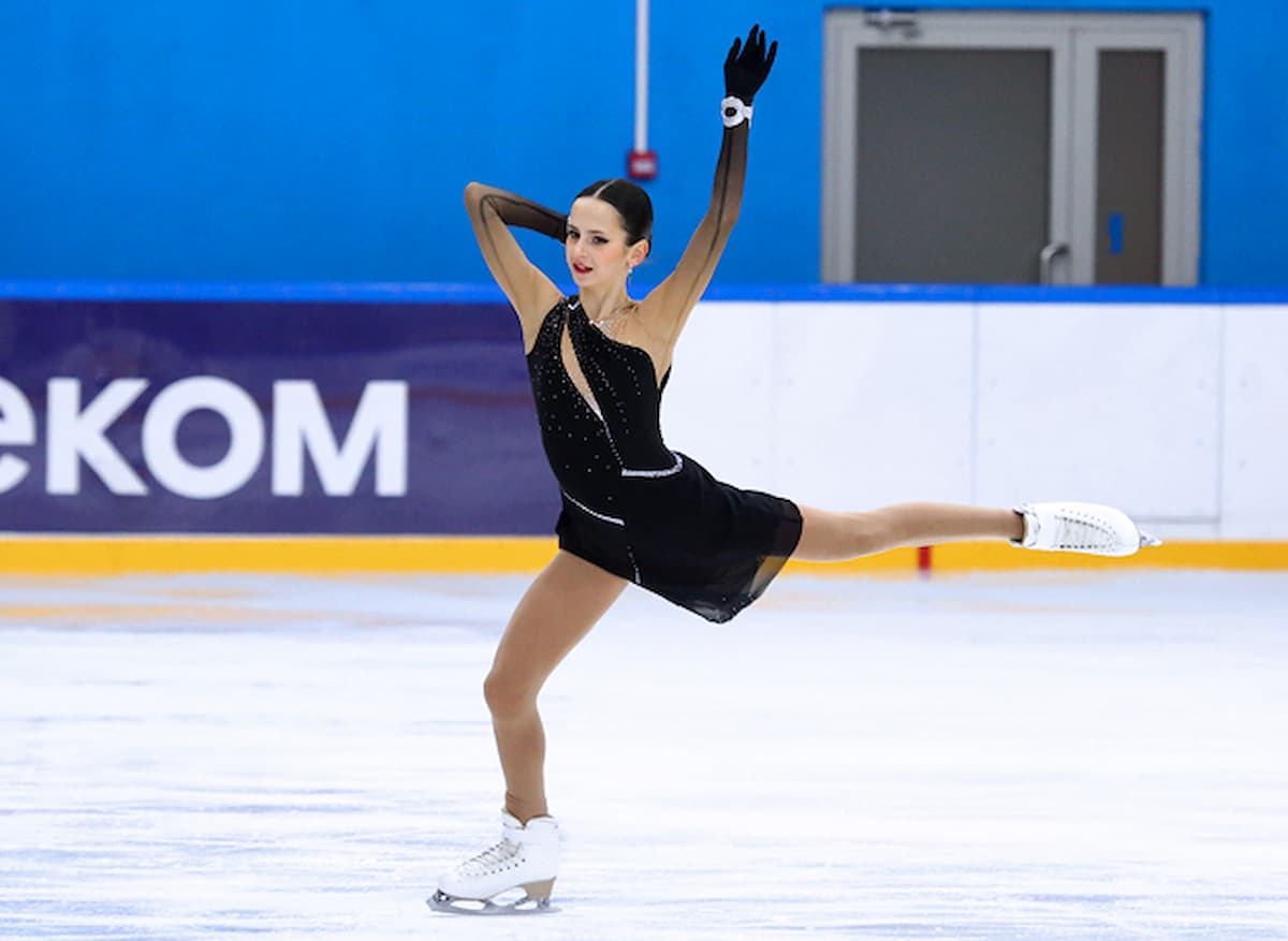Sofia Dzepka beim Junior Grand Prix Moskau 2023