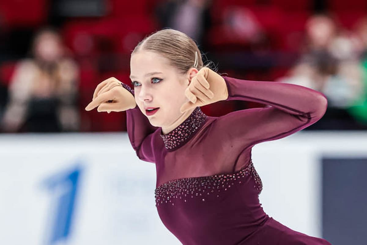 Victoria Morosova - Siegerin beim Junioren Grand Prix Russland in Omsk 2023