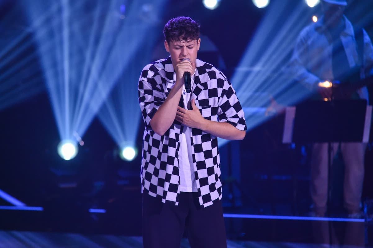 Alex Seeger bei The Voice am 17.11.2023 (Team Ronan)