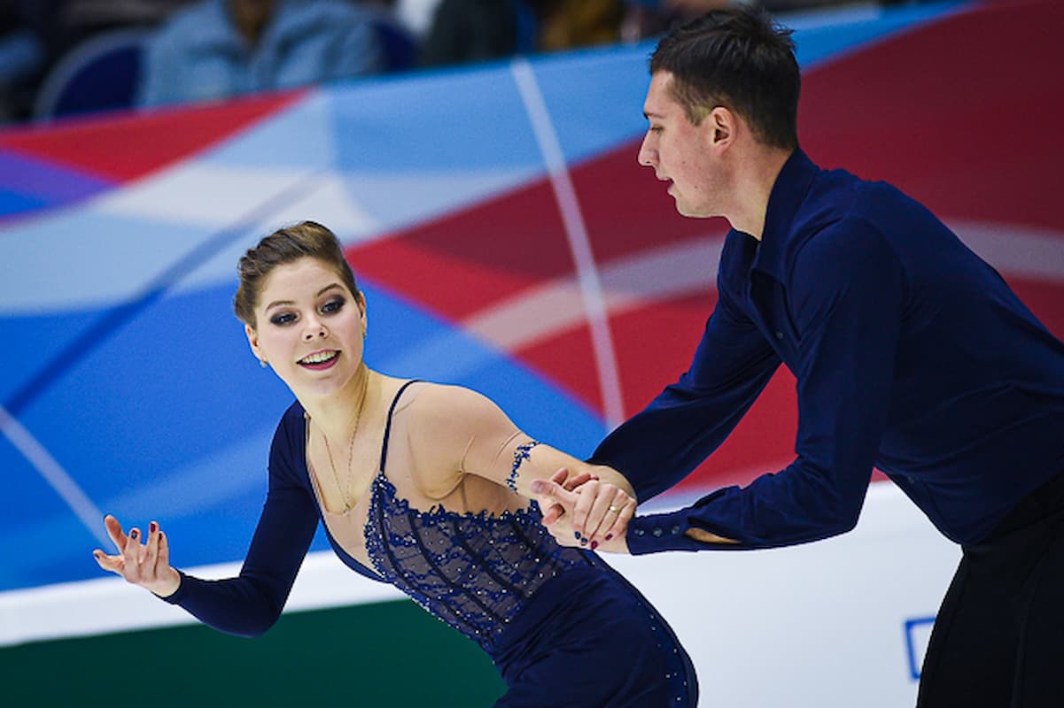 Anastasia Mishina & Alexandr Galliamov beim Russischen Eiskunstlauf Grand Prix in Kazan 2023