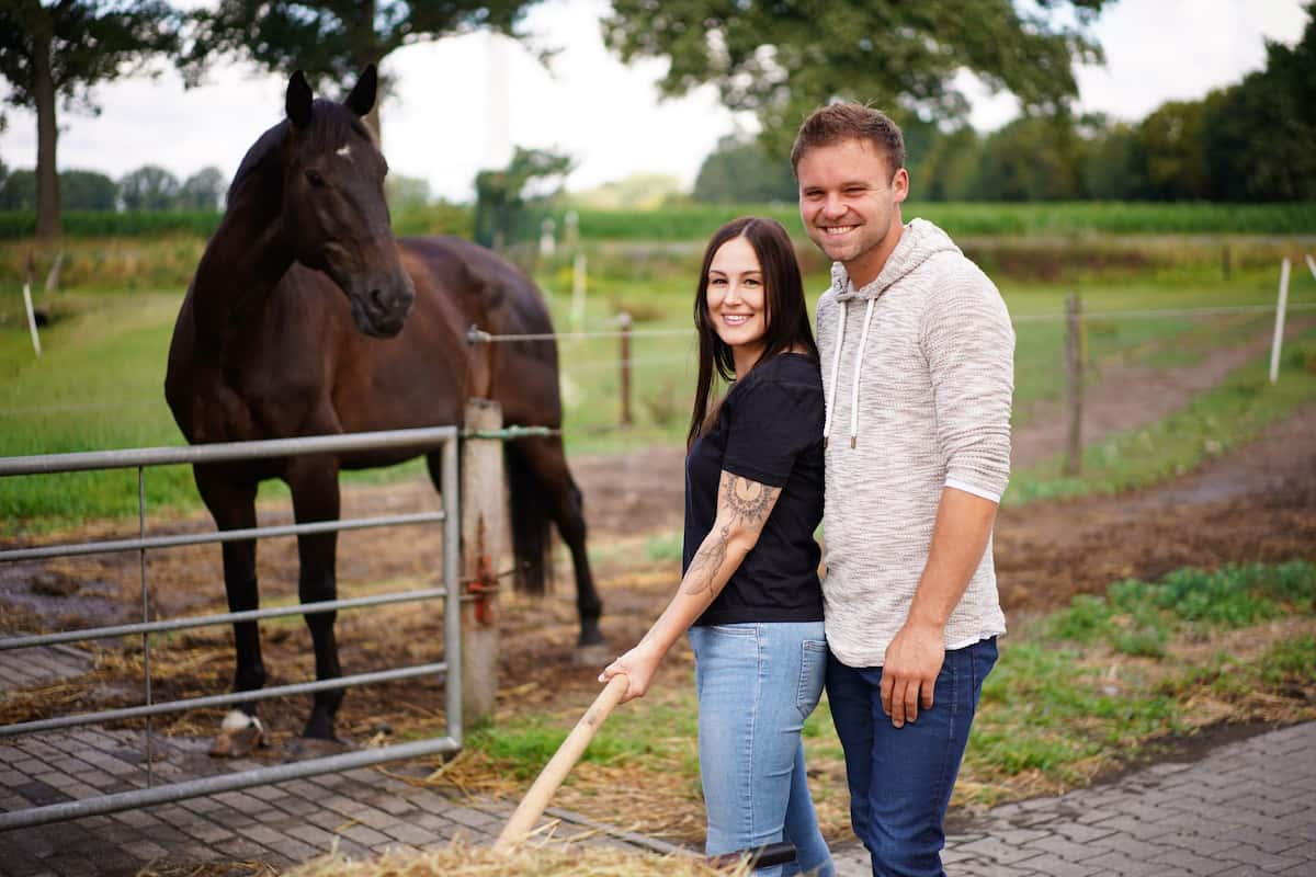 Andre und Julia dabei bei Bauer sucht Frau am 28.11.2023