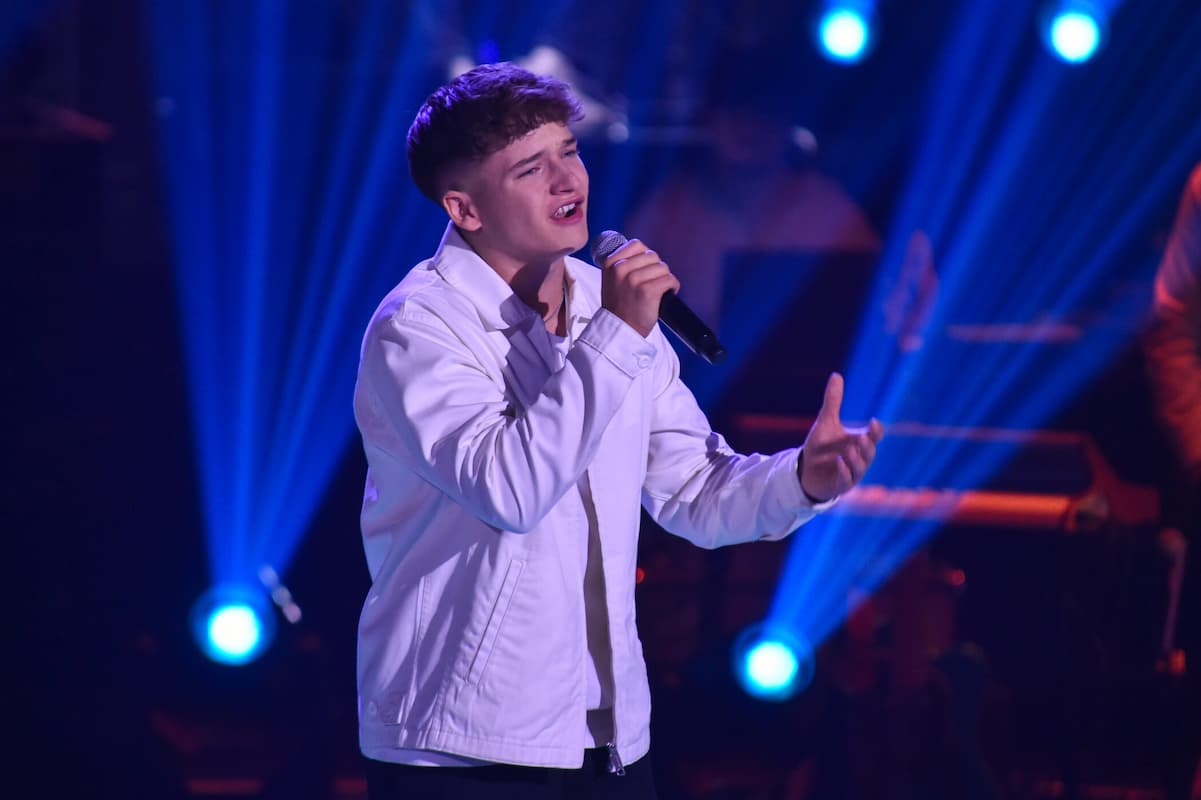 Elias Biechele bei The Voice am 17.11.2023 (Team Giovanni)