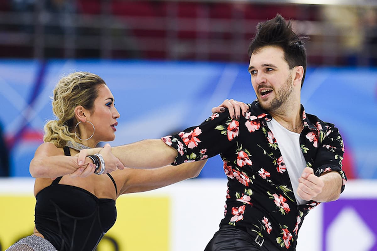 Elizaveta Khudaiberdieva & Egor Bazin - Platz 1 Eistanz-Paare beim Eiskunstlauf Grand Prix Samara 2023