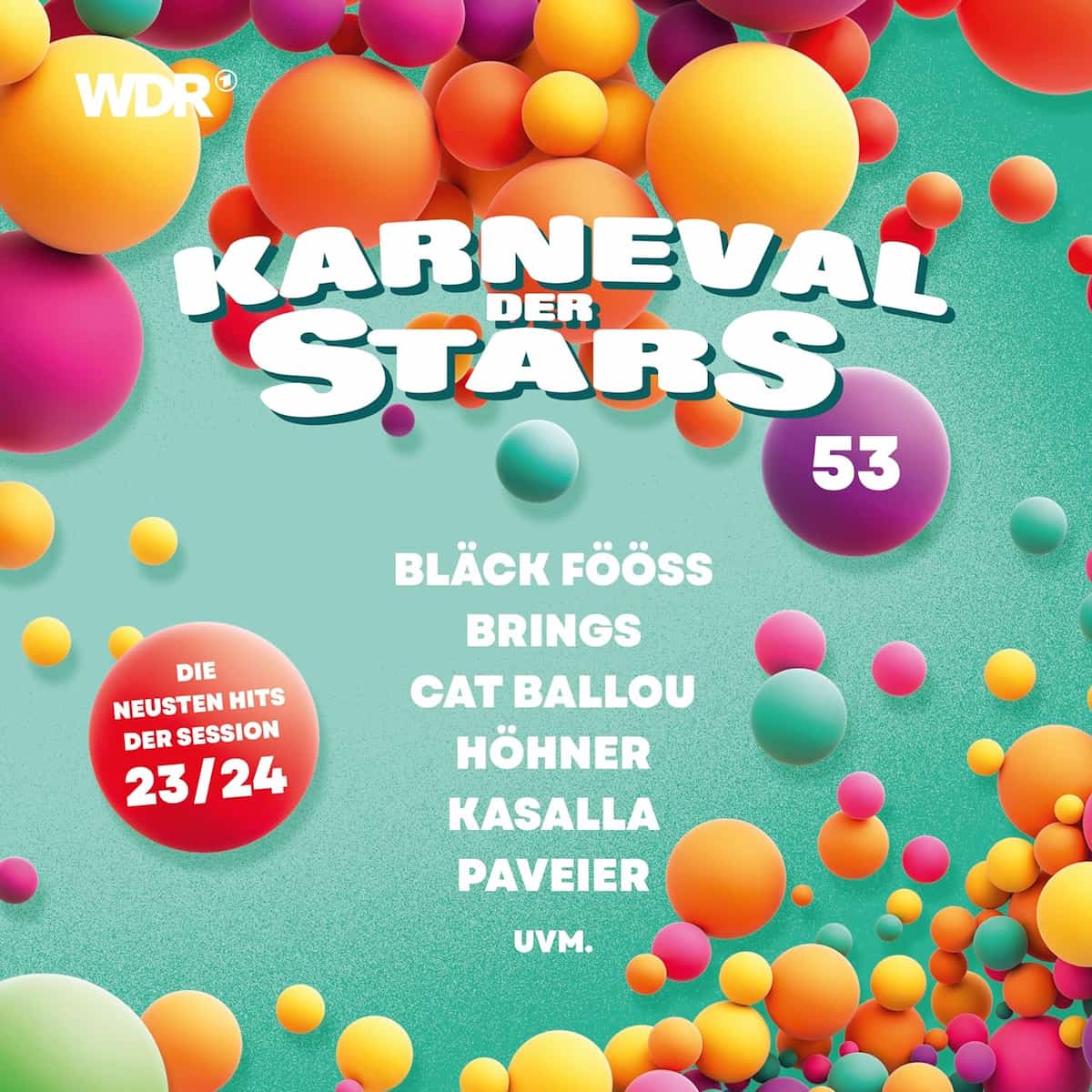 Karneval der Stars 53 - hier im Bild das CD-Cover