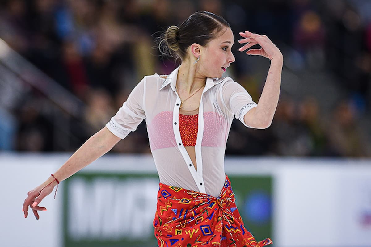 Ksenia Sinitsyna - Platz 1 beim Eiskunstlauf Grand Prix Samara 2023