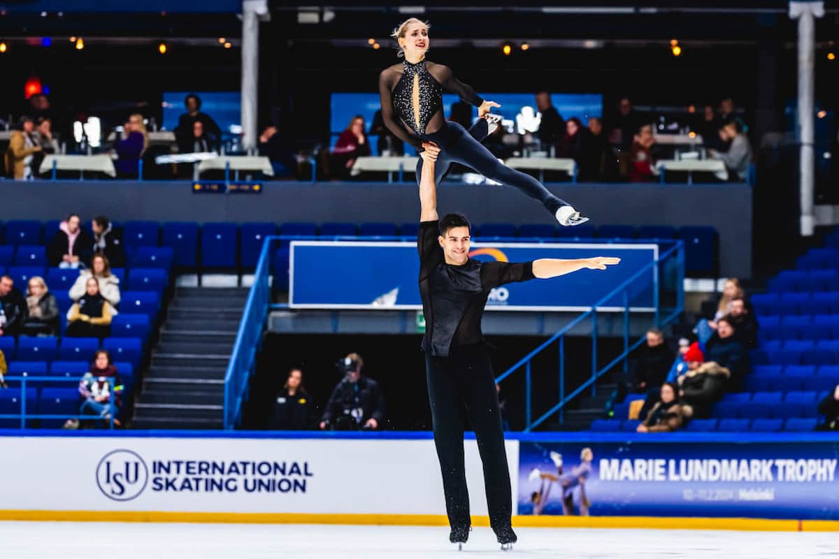 Minerva Fabienne Hase - Nikita Volodin Eiskunstlauf-Paar aus Deutschland - Platz 1 beim ISU Grand Prix Espoo 2023