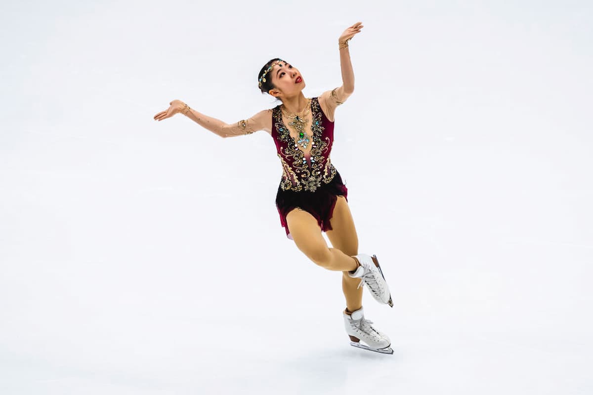 Rion Sumiyoshi aus Japan beim Eiskunstlauf ISU Grand Prix Espoo 2023