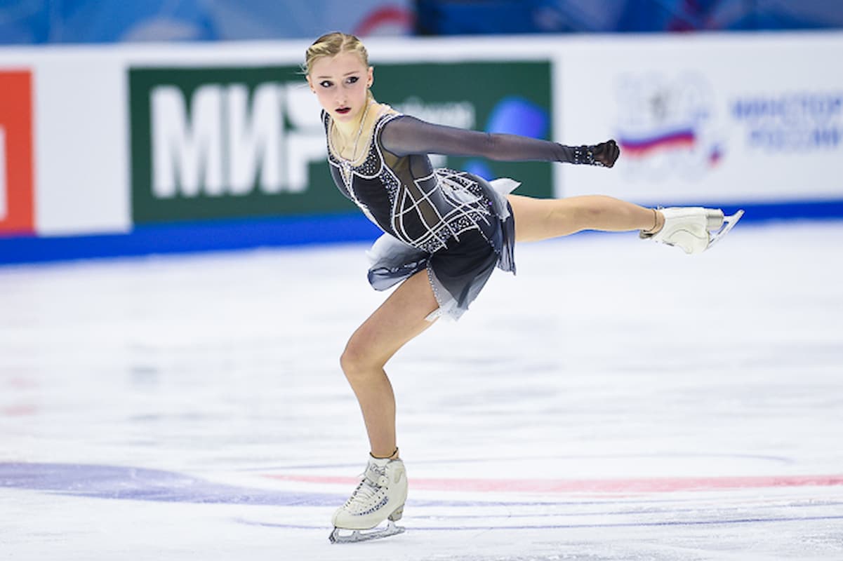 Sofia Muravieva - Siegerin beim Eiskunstlauf Grand Prix Russland 2023 in Kazan