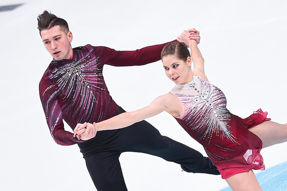 Anastasia Mishina & Alexandr Galliamov - Eiskunstlauf-Paar zur Eiskunstlauf-Meisterschaft Russland 2024