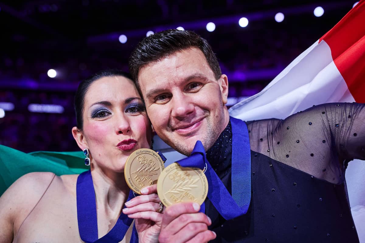 Europameister 2024 Eistanz-Paare - Charlene Guignard & Marco Fabbri aus Italien