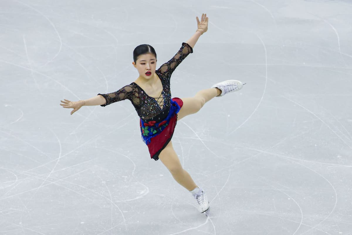 Mone Chiba aus Japan bei den 4 Continents Championships 2024
