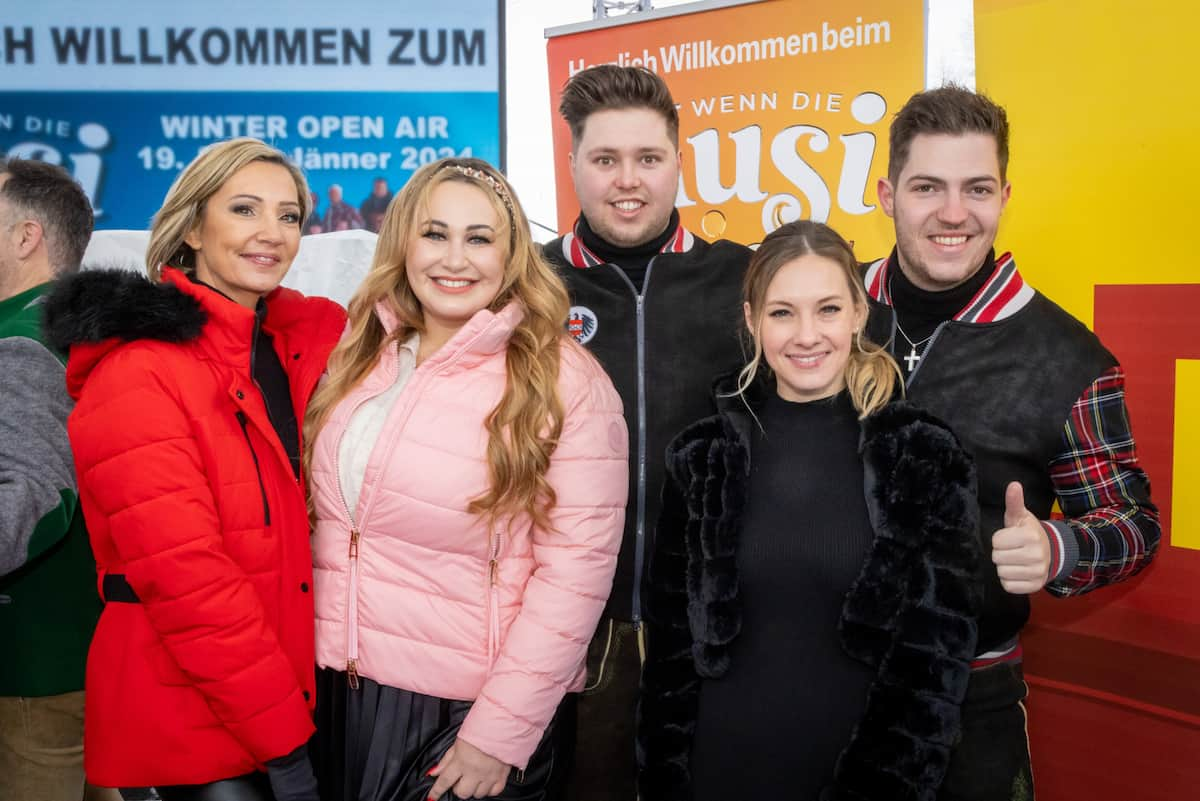 Tanja Lasch, Adriana, Charlien und Wildkogel Buam - Gäste “Wenn die Musi spielt” am 20